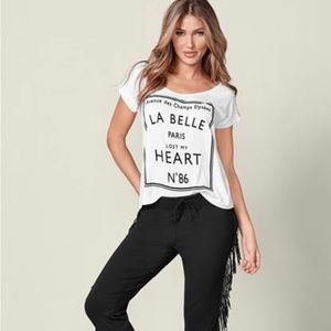 White Venus tee. New without tags.